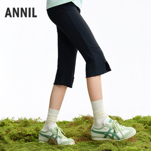 女童全腰七分打底裤夏季新款安奈儿童装EG626602 商品图0