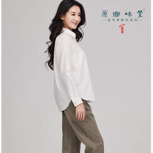 【女士衬衫】素道有机彩棉-女士棉衬衫（基地直发-申通包邮），来自敦煌，品牌：素道【合作生产，公平贸易】 商品图1