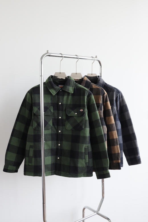 出口元单 D1ckies 法兰绒翻领衬衫外套 WT980 商品图3