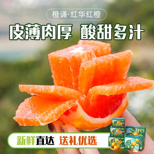 中华红血橙#皮薄肉厚，沁心爽口，化渣爆汁，现摘现发营养元素多 商品图10