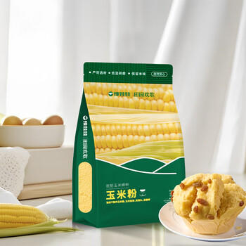 豫娃娃玉米粉2斤 脱胚玉米粉 玉米面 窝窝头玉米糊棒子面 面粉家用 /粮油调味 /面粉 /通用粉 商品图4