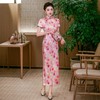 WX2026新款真丝旗袍长款改良中式桑蚕丝连衣裙优雅气质修身复古 商品缩略图0