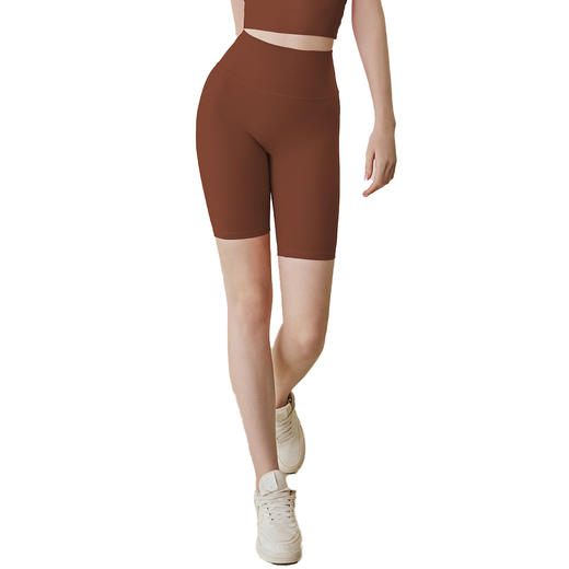 跃牌【健舞健美】系列提臀高腰裸感健身裤运动户外骑行裤瑜伽短裤（6229五分裤） 商品图3