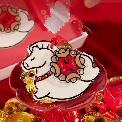 马上来财 香薰蜡烛扩香石礼盒石膏车载挂件新年礼物 商品图3