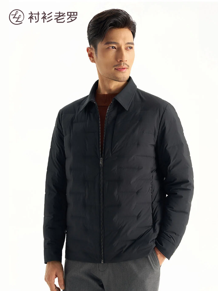 【北极九号】90白鹅绒蓄热悬浮绒翻领防风羽绒服外套259X0D512N