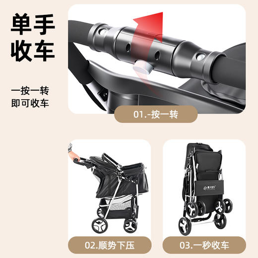 漫沃星系宠物推车MC-HT205 商品图2