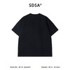 SG8709SDSA男装2026新款潮牌解构风短袖t恤斜向切割印花宽松半袖上衣 商品缩略图5