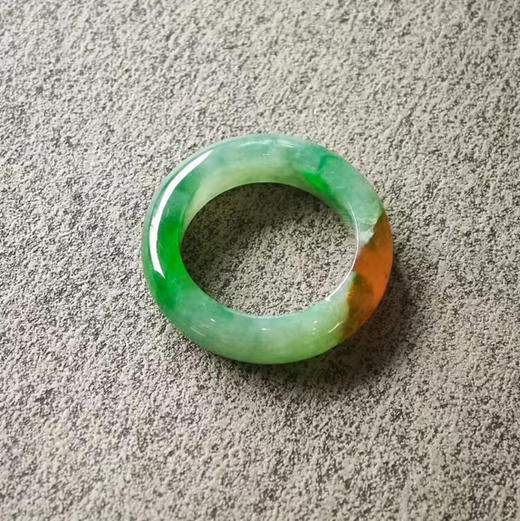 浓色黄加绿圈戒 商品图0