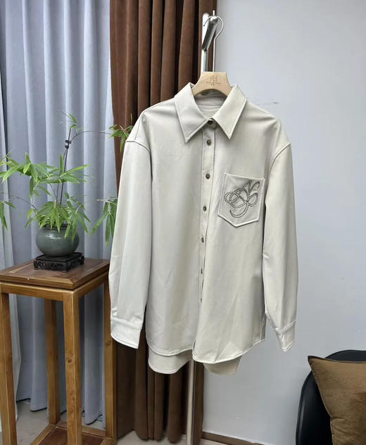 原单宽松扩板挺括感衬衫 商品图3