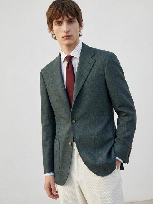 「7款可选」T.INGENIATOR 羊毛蚕丝亚麻混织全麻衬工艺西装单西/套装/裤装 商品图13