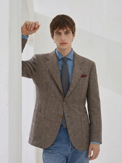 「7款可选」T.INGENIATOR 羊毛蚕丝亚麻混织全麻衬工艺西装单西/套装/裤装 商品图4