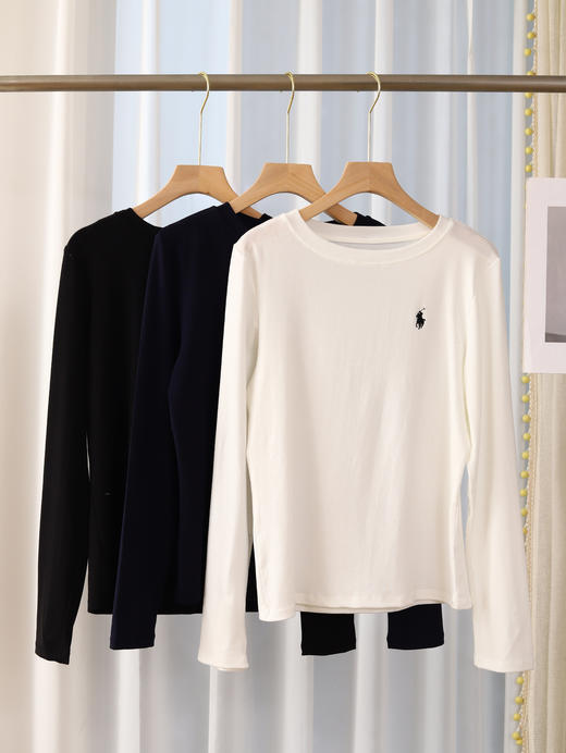 春搭・无界100天丝小马刺绣万能打底衫 商品图5