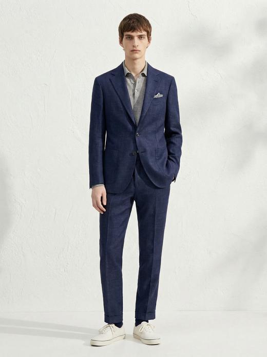 「7款可选」T.INGENIATOR 羊毛蚕丝亚麻混织全麻衬工艺西装单西/套装/裤装 商品图8