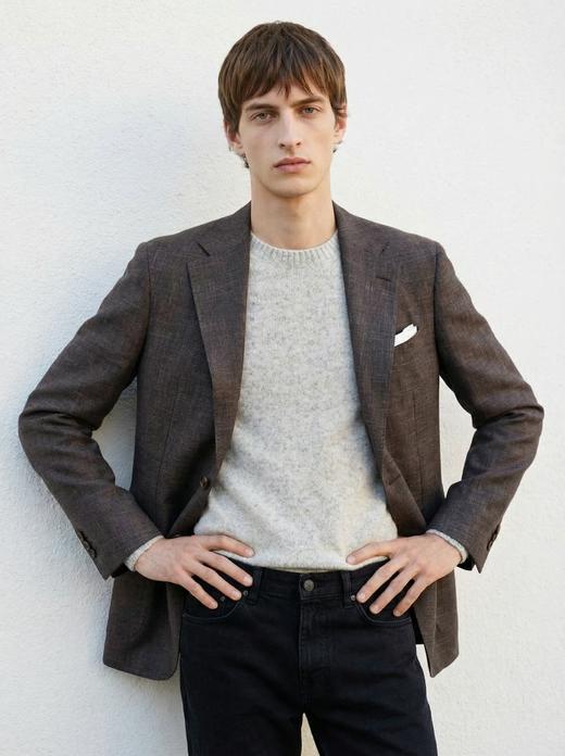 「7款可选」T.INGENIATOR 羊毛蚕丝亚麻混织全麻衬工艺西装单西/套装/裤装 商品图11