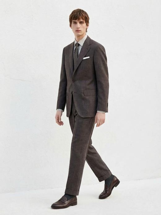 「7款可选」T.INGENIATOR 羊毛蚕丝亚麻混织全麻衬工艺西装单西/套装/裤装 商品图10