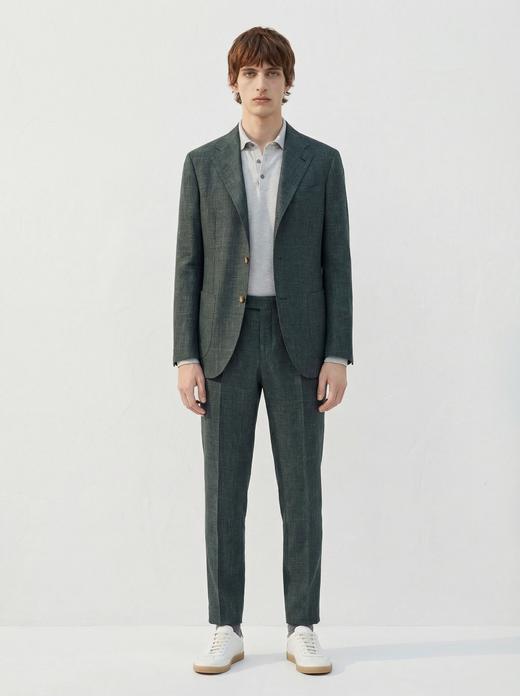 「7款可选」T.INGENIATOR 羊毛蚕丝亚麻混织全麻衬工艺西装单西/套装/裤装 商品图12