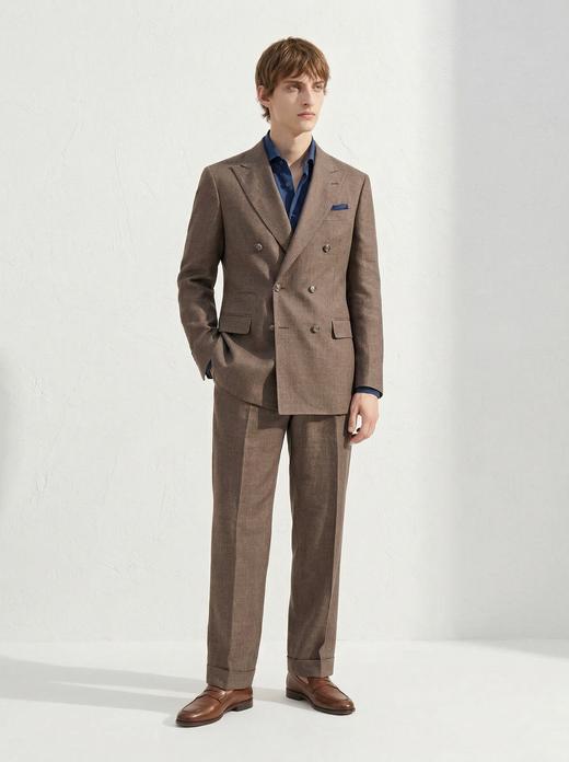 「7款可选」T.INGENIATOR 羊毛蚕丝亚麻混织全麻衬工艺西装单西/套装/裤装 商品图3