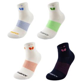 Butterfly蝴蝶乒乓球袜TBC-SO-107男款女款乒乓球袜专业运动短筒毛巾袜运动袜