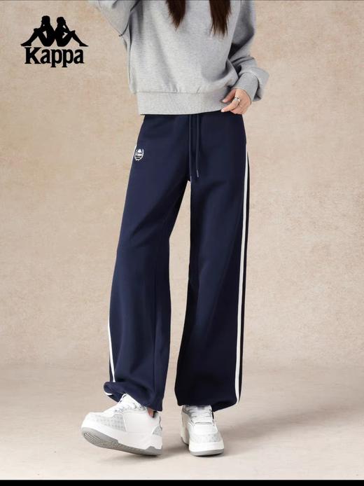 MJ/Kappa卡帕背靠背2026新品春季简约直筒裤针织裤运动休闲长裤女款 商品图1