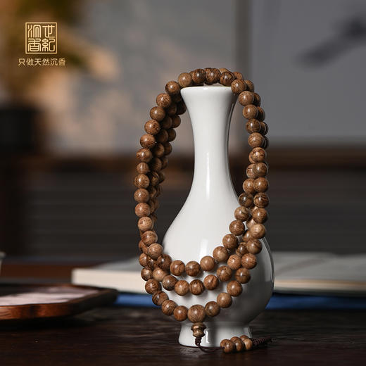 天然香港沉香/8.8mm*108颗/26.9克/SP5430 商品图0