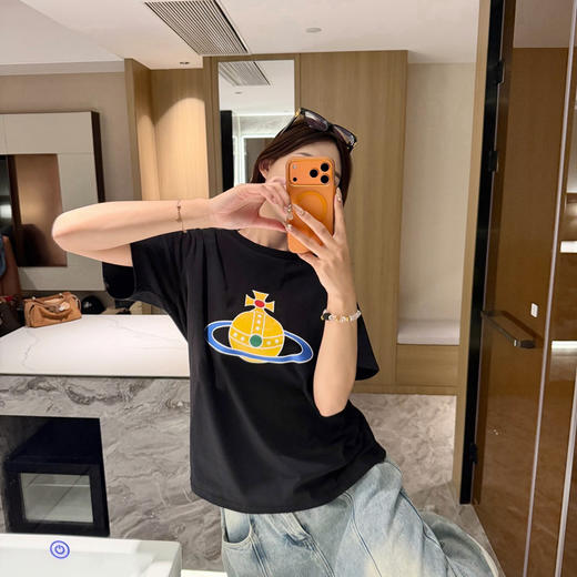 情侣款经典土星🪐短袖T恤 商品图5