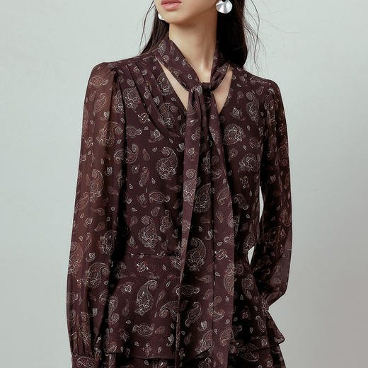 NEELLY纳俪商场同款春季新款时尚优雅宽松连衣裙女舒适休闲长裙N26012Y01052 商品图2