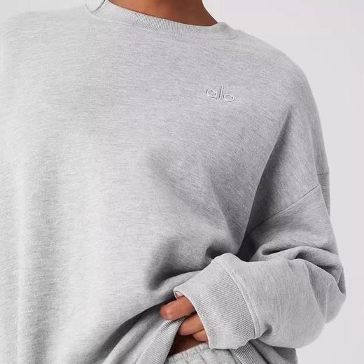 F030117春季新款硅胶印花LOGO圆领卫衣男女同款 商品图3