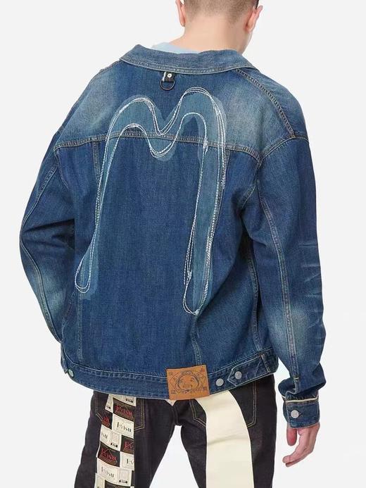 F030157复古休闲刺绣大M宽松牛仔夹克外套 商品图10