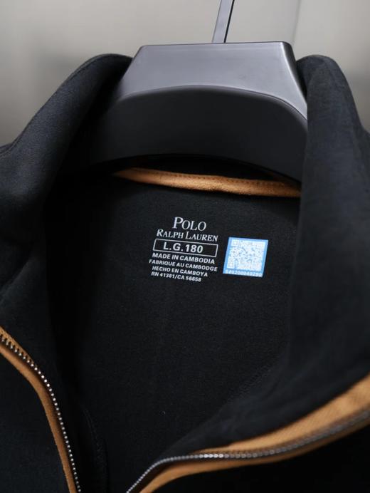 F030111双面麂皮绒拼接秋冬男士半拉链卫衣 商品图13