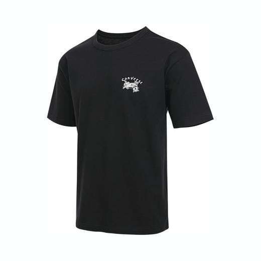 【春上新】【7折】7楼CONVERSE匡威 黑色男女同款涂鸦扎染短袖T恤MCH621-023 吊牌价269元 折后价188 商品图1