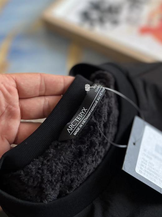 F030192男款基础百搭保暖复合加绒轻柔舒适圆领卫衣 商品图12