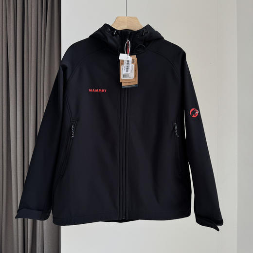 MAMMUT猛犸象Clion男女同款户外防风加绒连帽软壳外套205 商品图0