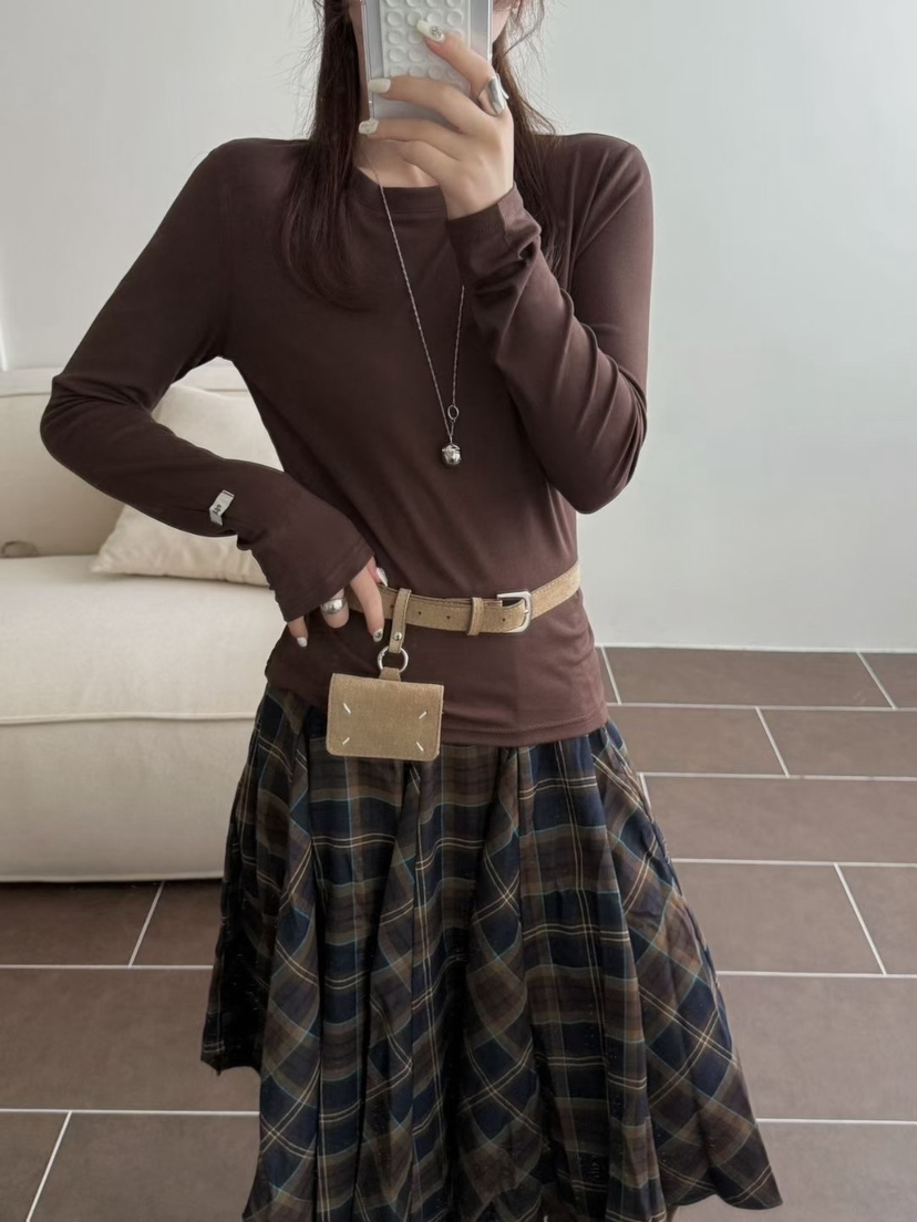 egg 14色长袖打底衫