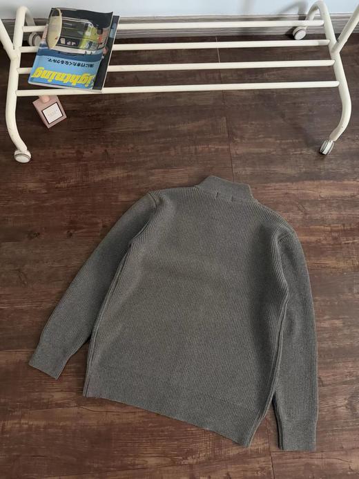 F030197男装新款全拉链软糯羊毛衫毛衣针织衫 商品图7