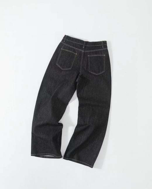 F030193美式赤耳丹宁复古水洗直筒微阔重磅原牛牛仔裤 商品图9