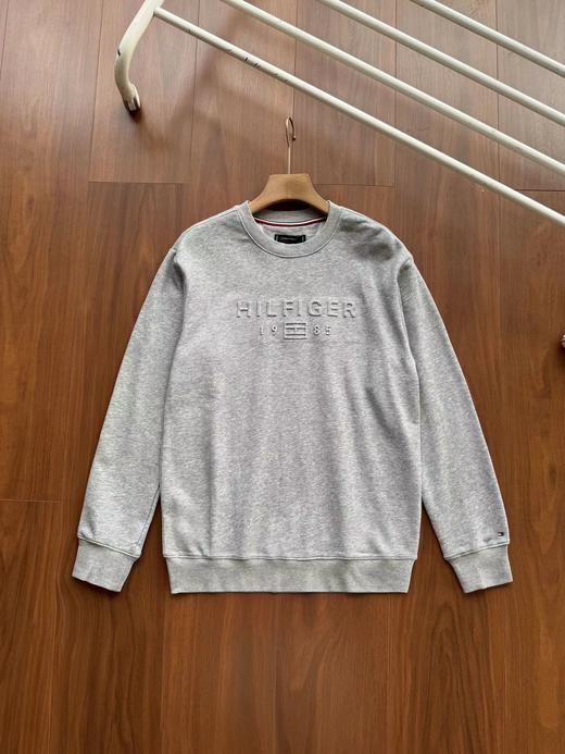 F0301100男装休闲凸印刺绣19125刺绣合身圆领运动套头卫衣 商品图10