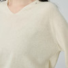 NEELLY纳俪商场同款春季新款软糯亲肤V领针织衫女显瘦百搭上衣N26014A03305 商品缩略图2