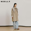 NEELLY纳俪商场同款春新款经典廓形休闲长风衣女宽松舒适百搭外套N26021F01071 商品缩略图0