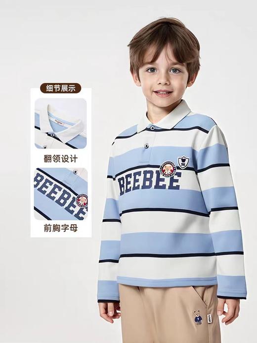 pawinpaw童装翻领长袖T恤PCLWF3812M 商品图2