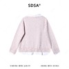 SDSA男装2026新款日系针织上衣杂点工艺衬衫领拼接宽松针织衫 商品缩略图4