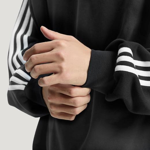 Adidas阿迪达斯3S CREW SWEATSHIRT 纯棉篮球风运动宽松长袖套头卫衣套头衫KG3898 商品图8