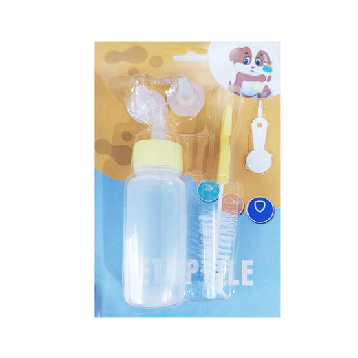 宠物奶瓶套装60ml 硅胶奶嘴 狗狗奶瓶 猫咪奶瓶多奶嘴5件套装 商品图3