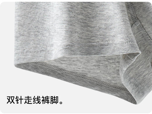 【多妈团购 Secret World  A409男士运动内裤纯棉 3条装】全身7A抑菌，穿上很安心，A类吸湿透气，像量身定制一样，高弹百搭运动，品质超好，亲肤防夹臀-咸喜仓 商品图14