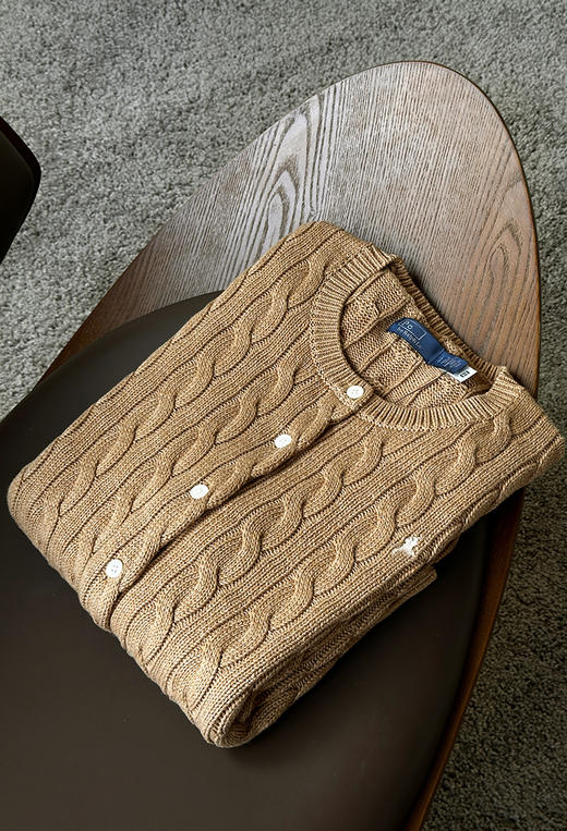 单品包邮单品包邮 THS-RL马球 女装 新款成衣染色棉质针织开衫 5色 BM3346 商品图12