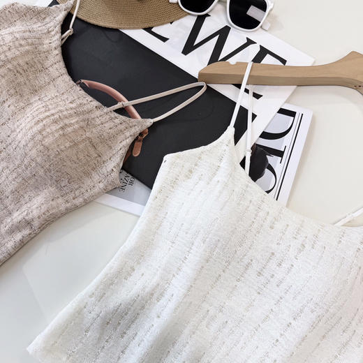 SUNJ822A亚麻感镂空美背 商品图4