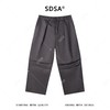SDSA男装2026新款潮牌日系褶皱休闲裤男女同款细格纹阔腿裤 商品缩略图0