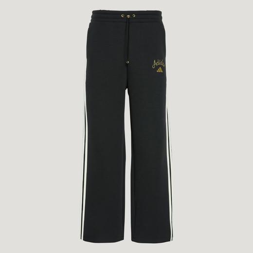 Adidas阿迪达斯WIDE LEG KNIT PANT 金晨同款新年挺阔加厚针织高腰宽松运动阔腿裤KR0418 商品图4