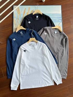 F030107简约大气袖口收口设计户外纯棉无痕长袖上衣