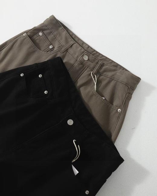 F030194美式复古水洗重磅高街直筒廓形牛仔裤 商品图12