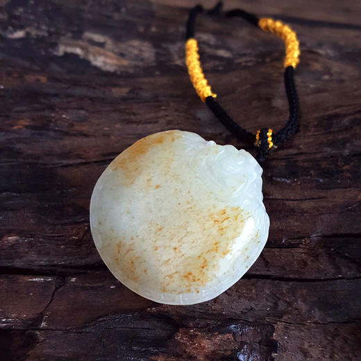 【天然正品】天然新疆籽料细腻油润度佳龙龟造型和田玉吊坠项链 38.1*36.0*13.6MM（皆取最大值） 170126NJS54 商品图3